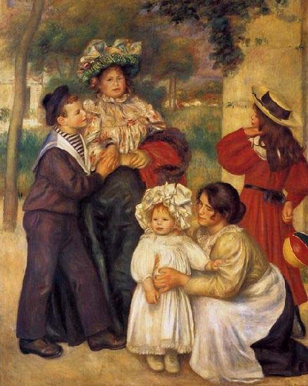 Pierre-Auguste Renoir The Artist Family,